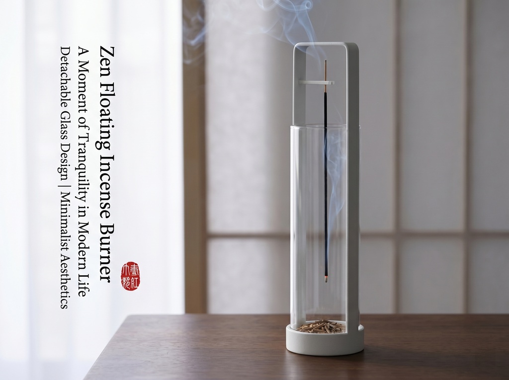 Zenflowing Detachable Glass Hanging Incense Burner
