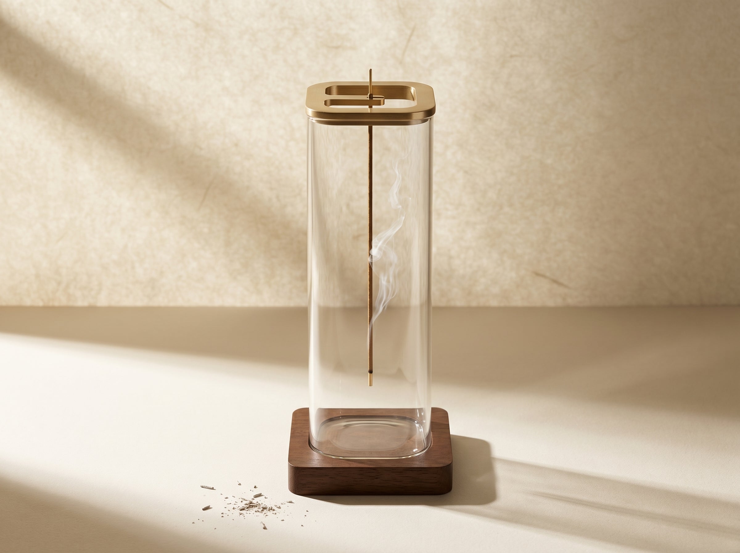 Zenflowing Transparent Glass Inverted Incense Burner