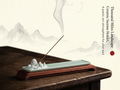 Zenflowing Thousand Miles Landscape Ceramic Incense Holder