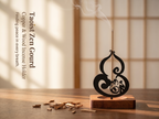 Zenflowing Taoist Gourd Harmony Copper & Wood Incense Holder