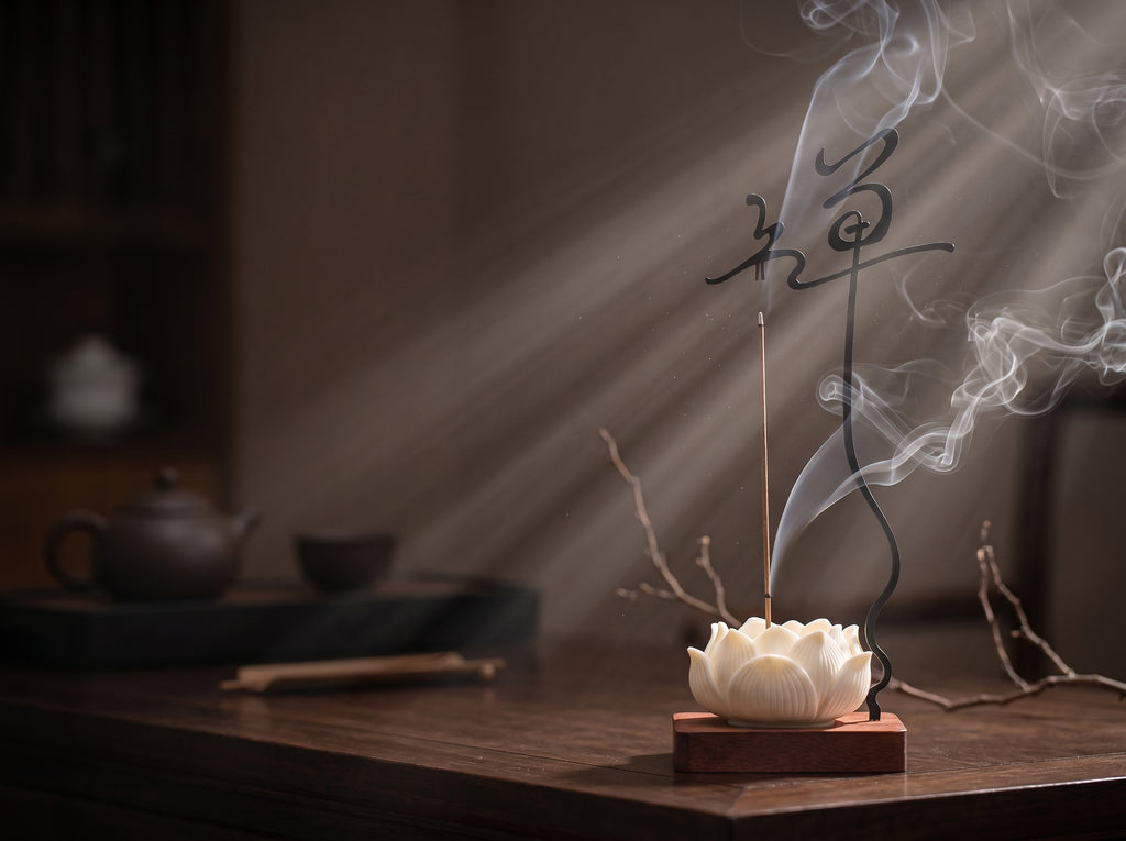 Zenflowing Lotus Serenity Inverted Incense Holder