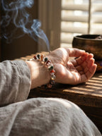 Zenflowing Natural Five Elements Phantom Crystal Bracelet – Four Seasons Harmony