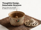 Zenflowing Dunhuang Flying Apsaras Ceramic Incense Burner
