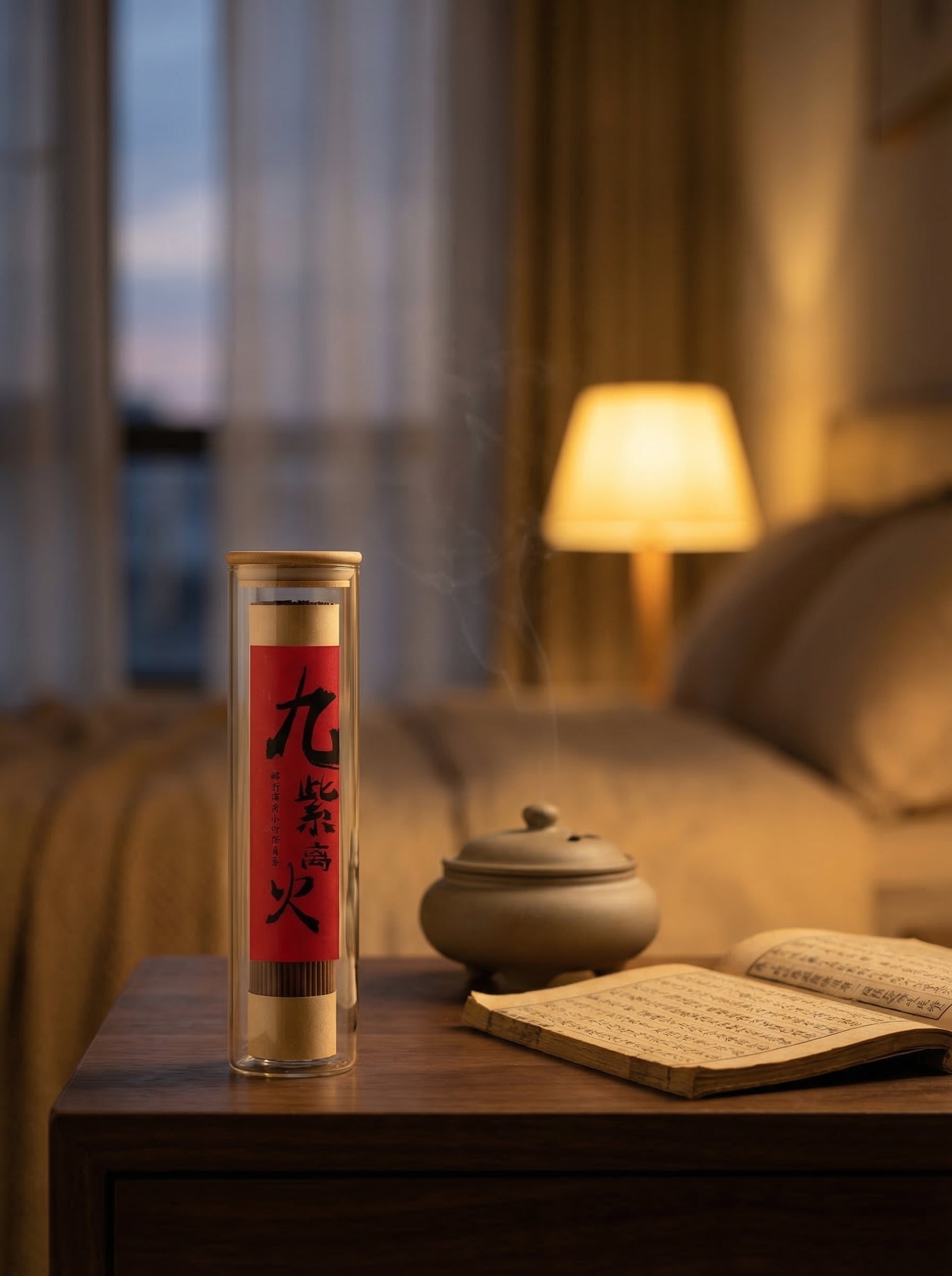 Zenflowing Zen Atmosphere & Mind Cultivation Nine Purple Li Fire Hainan Nightfall Wood Incense Stick