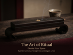 Zenflowing Ebony Wood Horizontal Incense Box