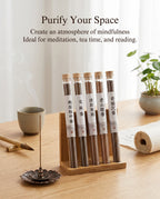 Zenflowing Promotes Restful Sleep Five-Blend Floral Incense Gift Set