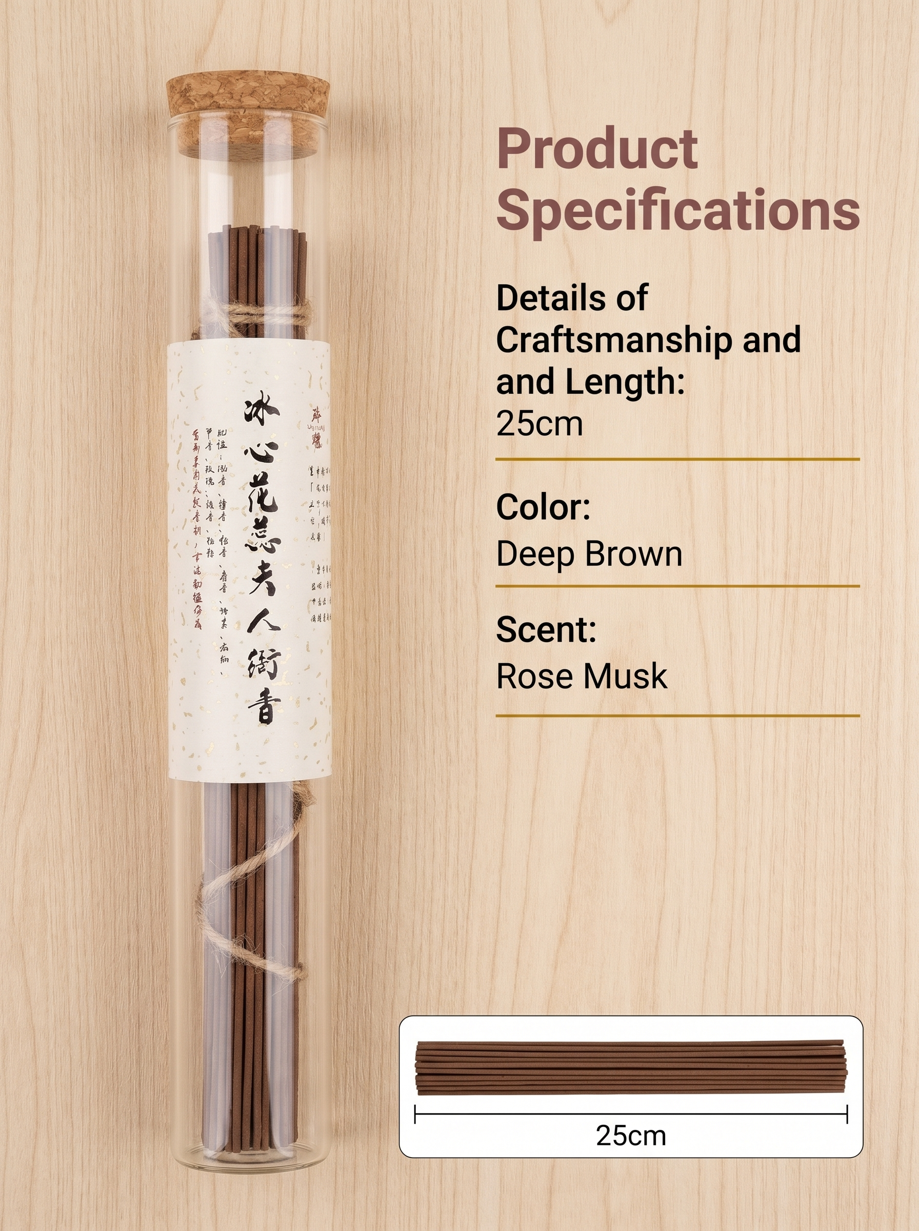 Zenflowing Promotes Restful Sleep Floral Musk Sandalwood Incense Sticks