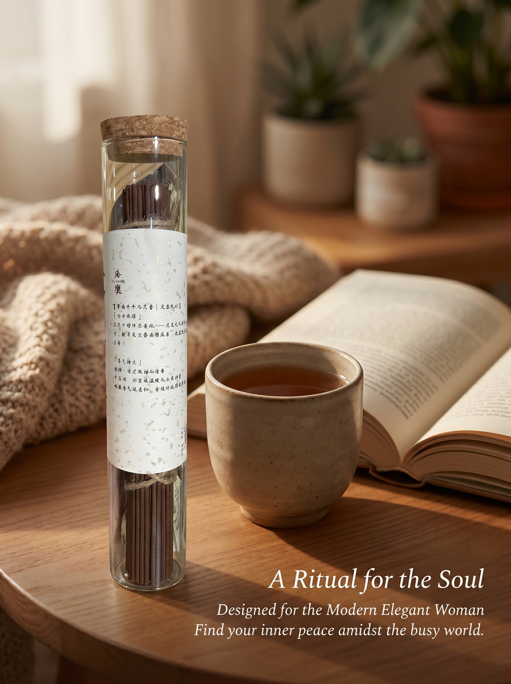 Zenflowing Promotes Restful Sleep Floral Musk Sandalwood Incense Sticks
