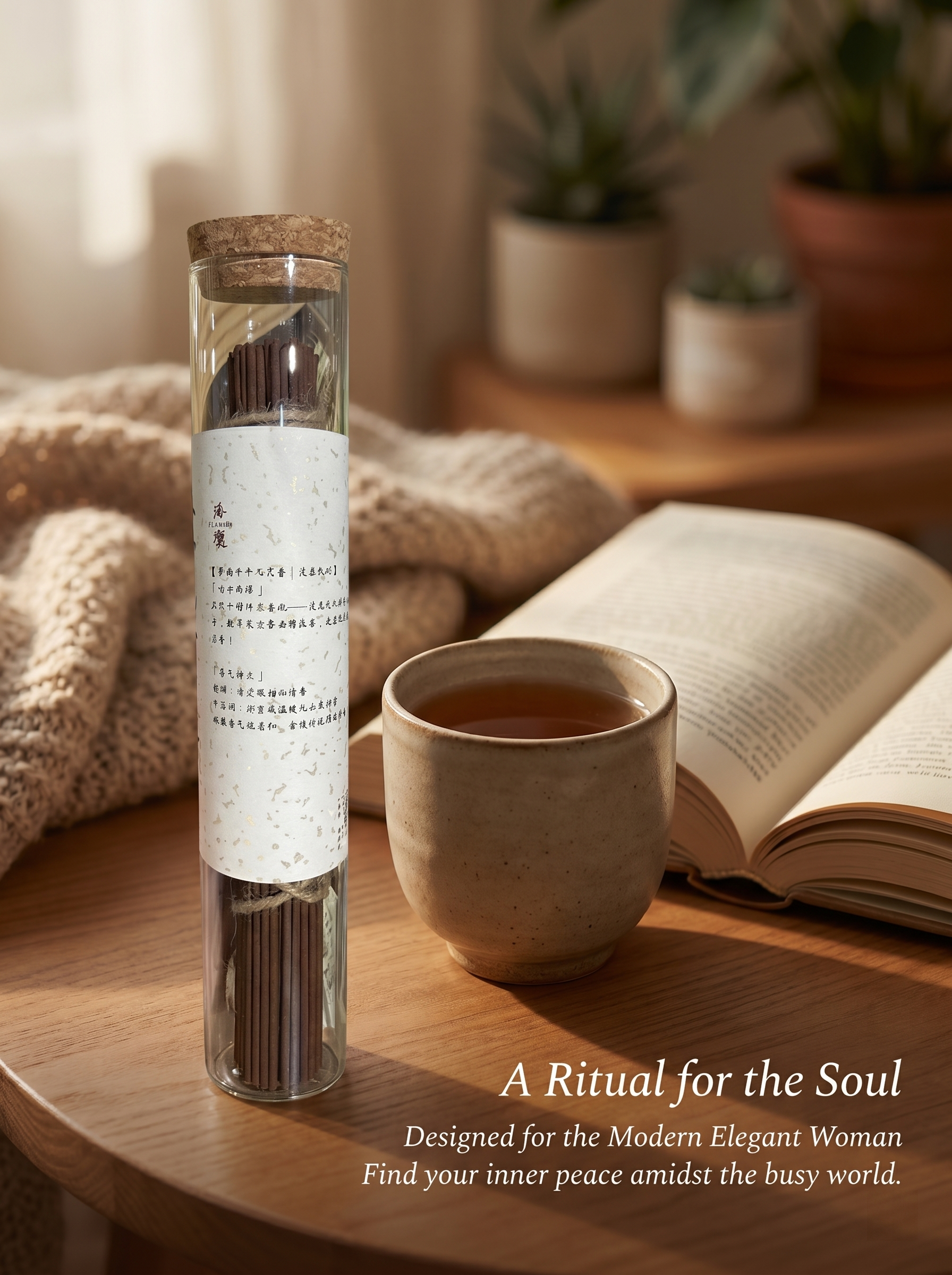 Zenflowing Promotes Restful Sleep Floral Musk Sandalwood Incense Sticks
