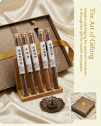 Zenflowing Promotes Restful Sleep Five-Blend Floral Incense Gift Set