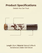 Zenflowing Energizing & Focus Enhancing Coffee Sandalwood Incense Stick