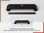 Zenflowing Ebony Wood Horizontal Incense Box