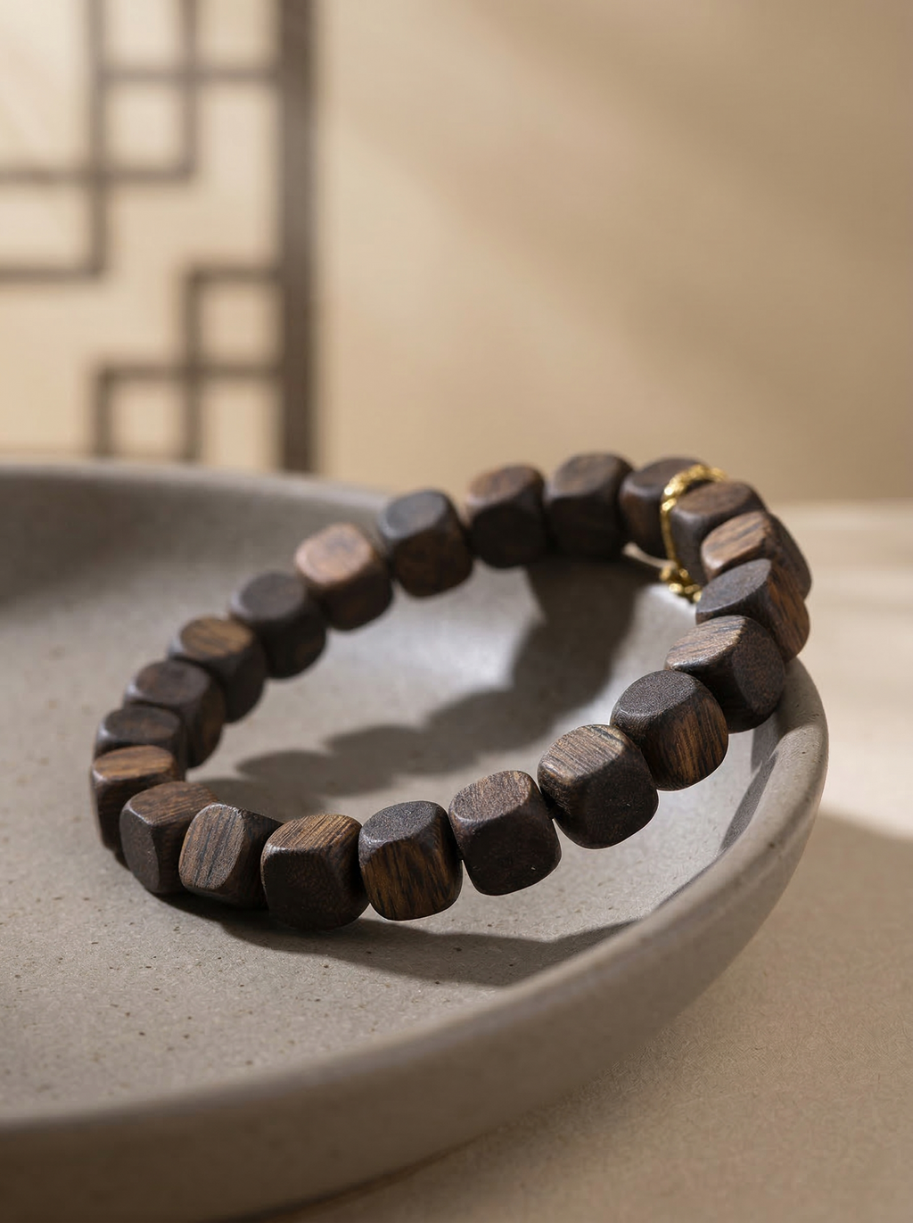 Zenflowing Natural Agarwood Cube Bead Bracelet – Oriental Daoist Energy