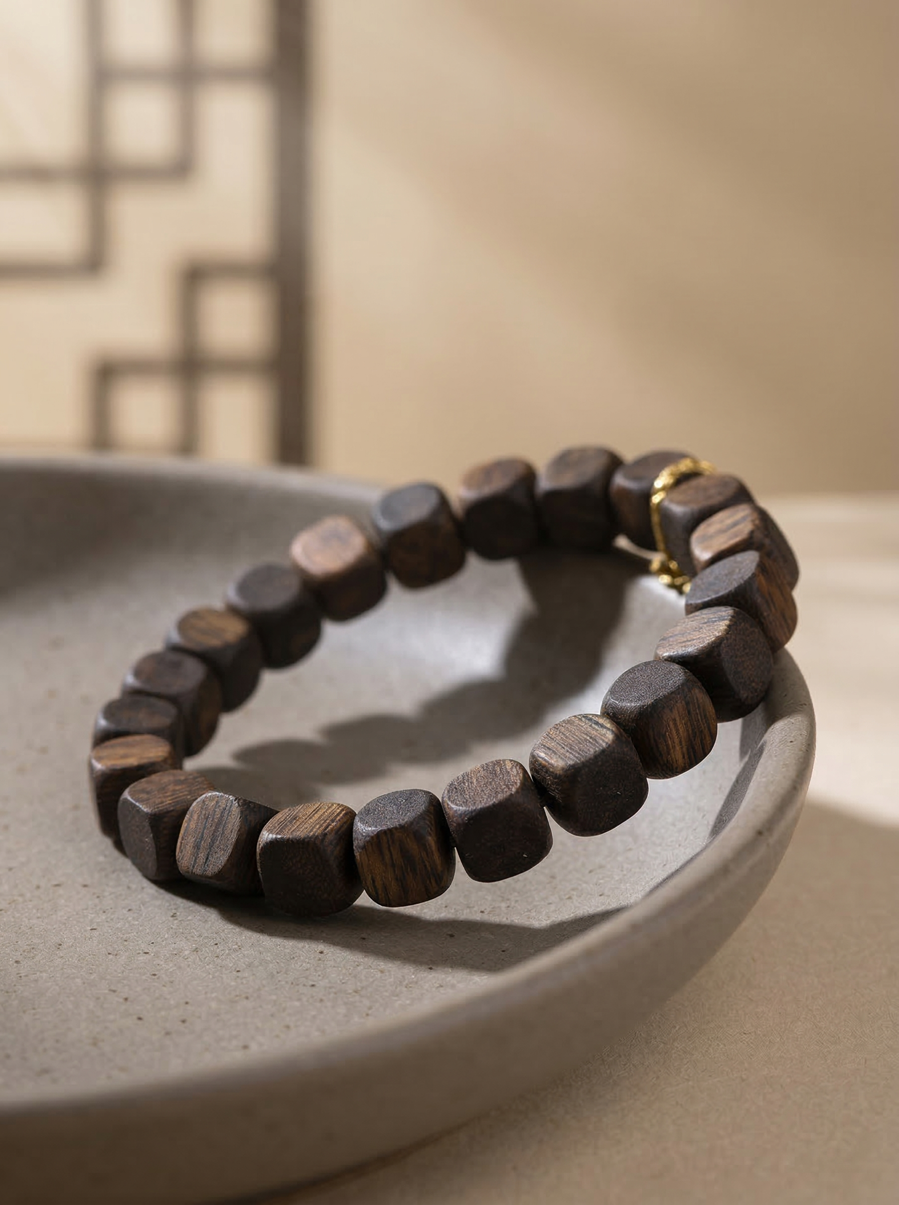 Zenflowing Natural Agarwood Cube Bead Bracelet – Oriental Daoist Energy