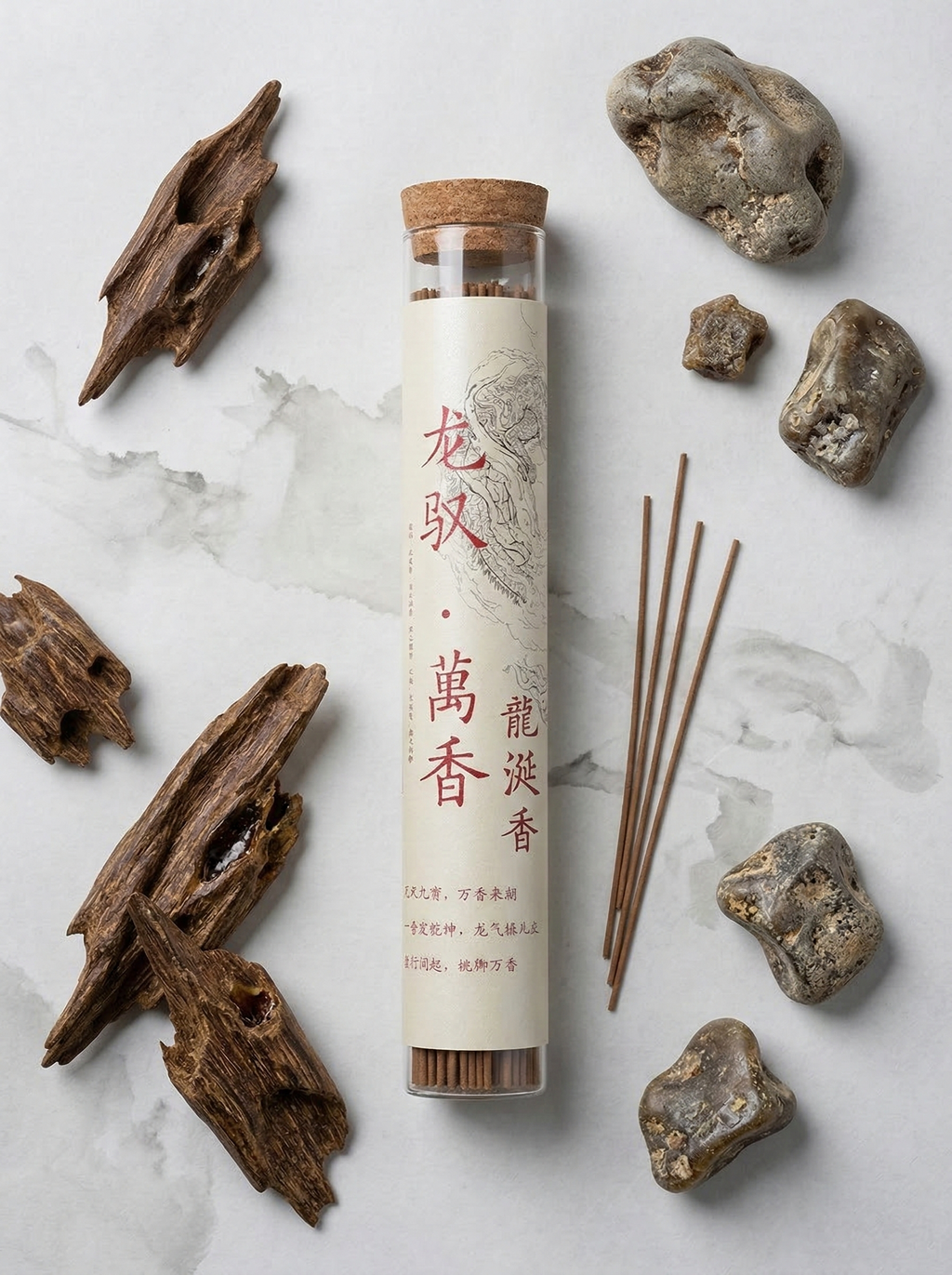 Zenflowing Environment Renewal & Mind Calming Ambergris Incense Stick