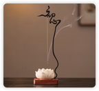 Zenflowing Lotus Serenity Inverted Incense Holder