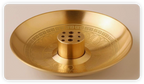 Zenflowing Brass Bagua I Ching Incense Holder Tray