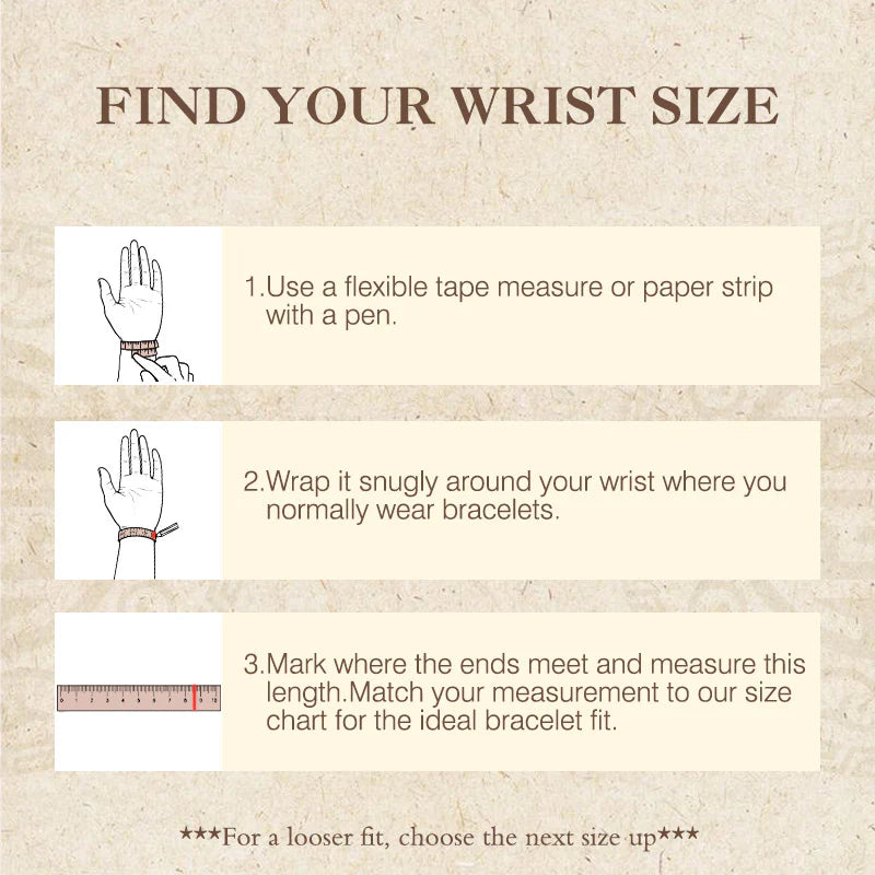 Find your wrist size